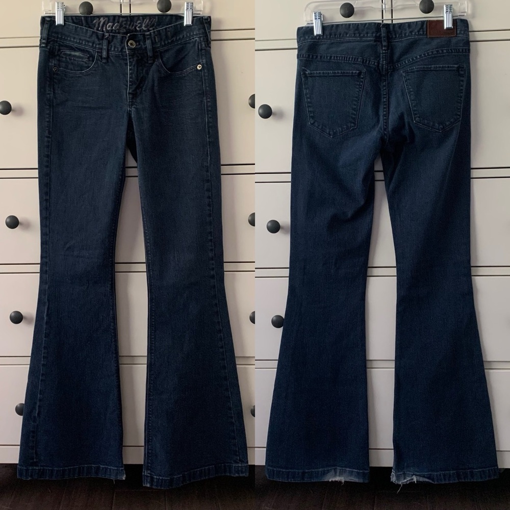 Blue Low Rise Bootcut Jeans